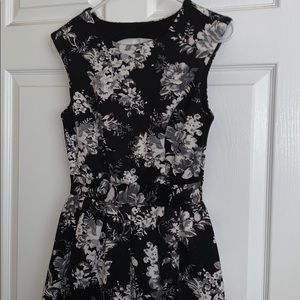 Black & White Flower Dress